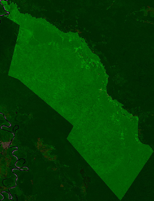 False-colour composite, 2025-06-01 to 2025-09-30