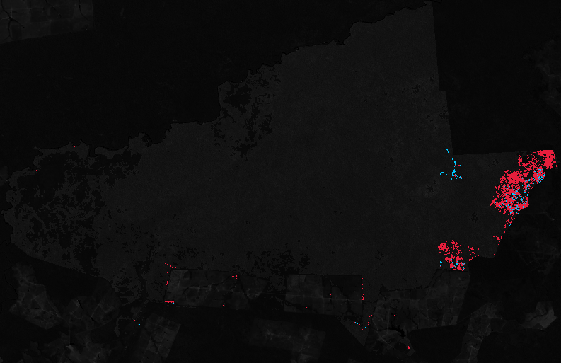 Detected loss (red) and Hansen-only loss (cyan)