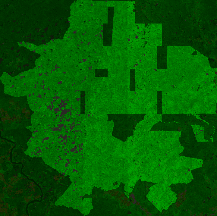 False-colour composite, 2025-07-01 to 2025-10-31