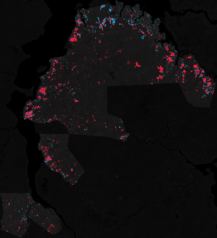Detected loss (red) and Hansen-only loss (cyan)