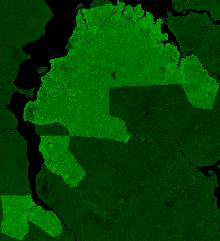 False-colour composite, 2025-07-01 to 2025-10-31